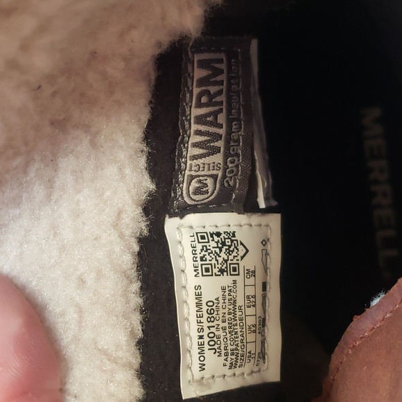 NWT- Merrell ‘Haven’ Mid Lace Polar Waterproof Boot - Picture 9 of 9